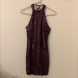 Sequined Fitted Dress